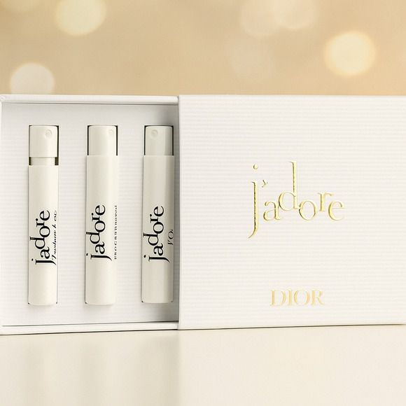 Dior J'Adore Parfum D'Eau Eau de Parfum 3 Mini/Sample Spray Novelty In Box - Picture 1 of 1